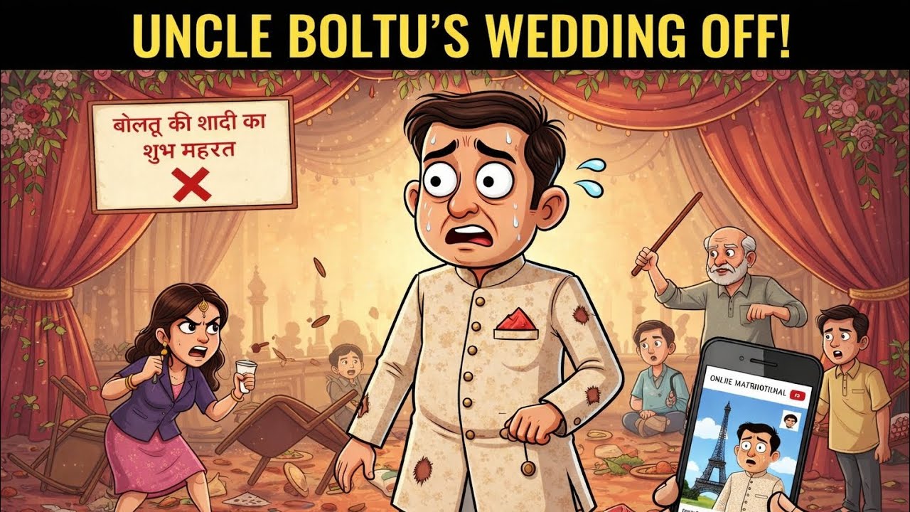 अंकल बोल्टू की शादी टूट गई है। Comedy story 