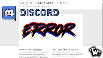 "Sorry, you have been blocked" ⚠️DISCORD error Fix⚠️
