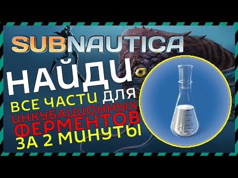 Subnautica ГДЕ НАЙТИ ИНКУБАЦИОННЫЕ ФЕРМЕНТЫ