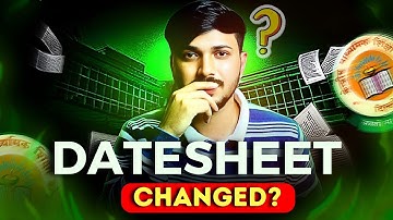 DATESHEET DELETED? 🤯 CBSE UPDATE Class 10 & 12 Boards Exam 2024-25 🔥 #cbse