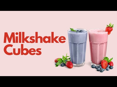 Milkshake Cubes | Milkshake in a minute! - YouTube