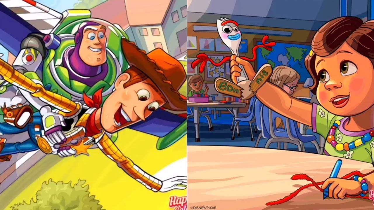 [Speedpaint] Happy Color By Number (Disney Blend Pics), Disney Pixar ...