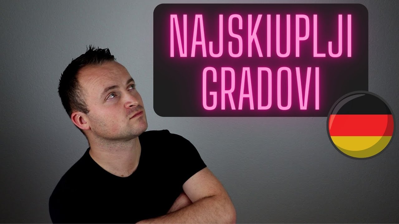 Najskuplji gradovi za zivot u Njemackoj! YouTube