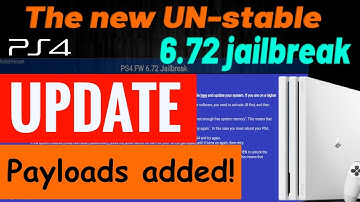 PS4 News - the 6.72 UN-stable exploit gets payloads. A run down of which ones & what they do