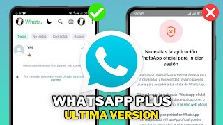 WHATSAPP PLUS (Ultima Versión 2024) SOLUCION Error de WhatsApp Plus Necesitas la versión oficial