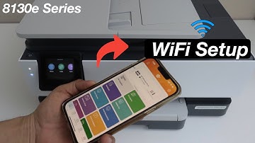 HP OfficeJet Pro 8130e WiFi Setup - Connect 8132e, 8134e, 8135e, 8138e, and 8139e To WiFi & iPhone.