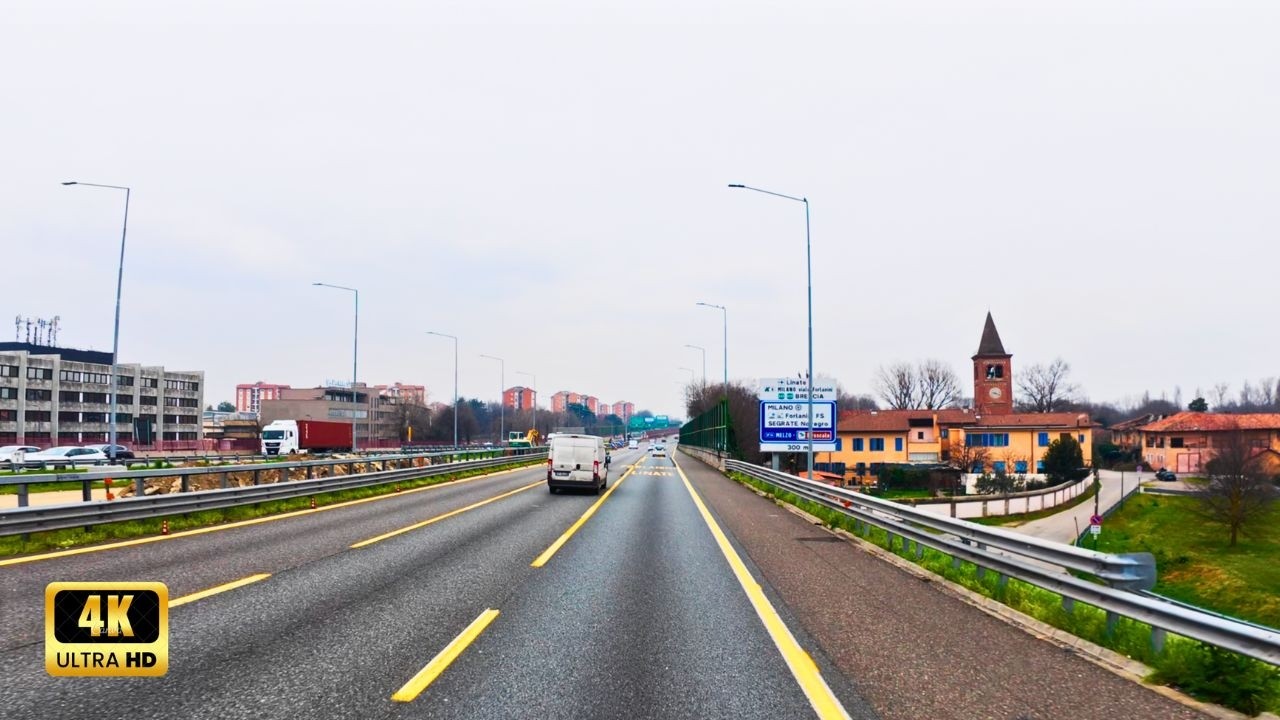 The Contrast of Italy: Trashy Industrial Zone vs. Smooth Highways | Truck POV 4K