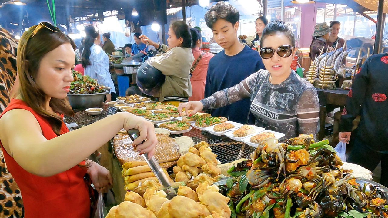 Countryside Best Street Food at Udong Resort, Fish, Chicken, Frog and Local Desserts 2026