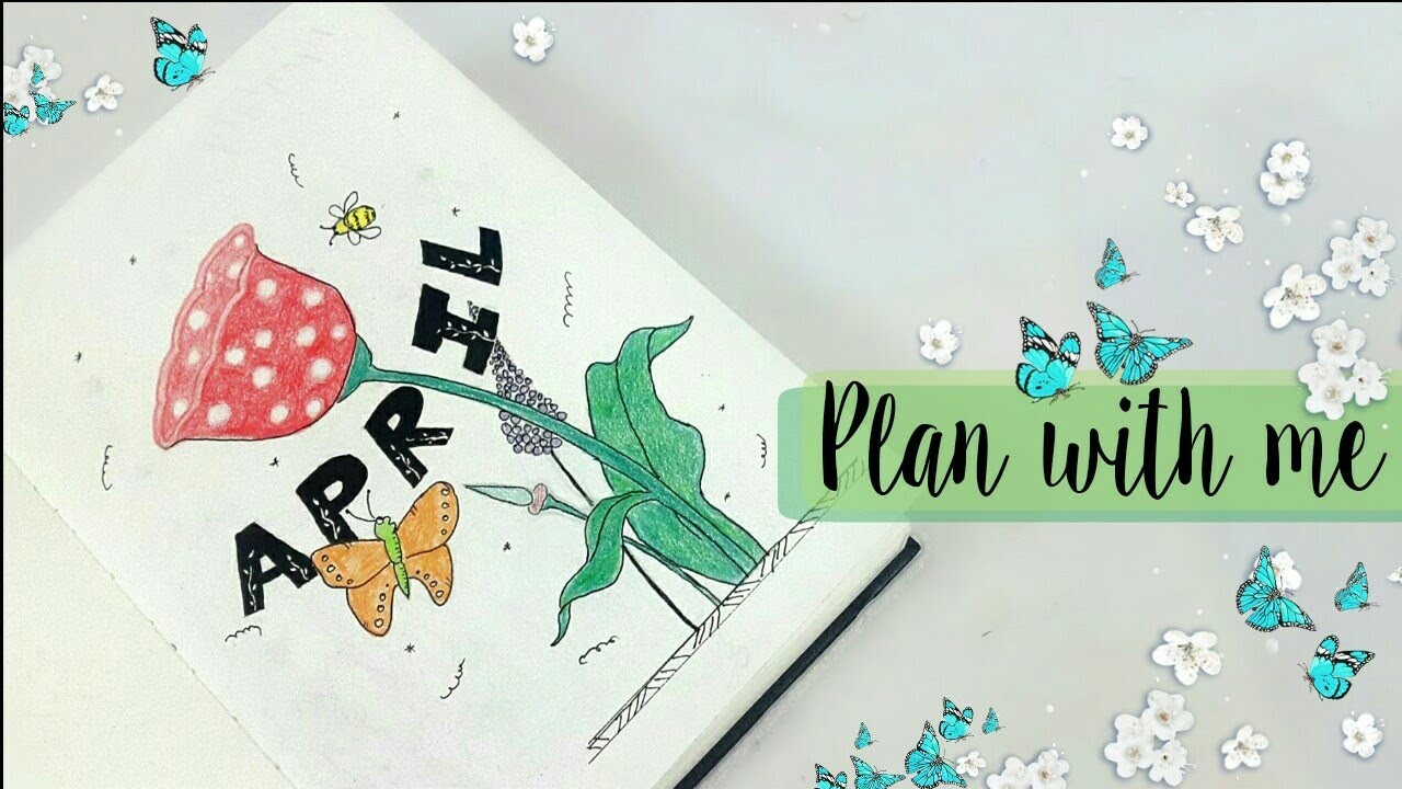 PLAN WITH ME | April 2018 Bullet Journal Setup | BUJO Inspiration | Spring theme