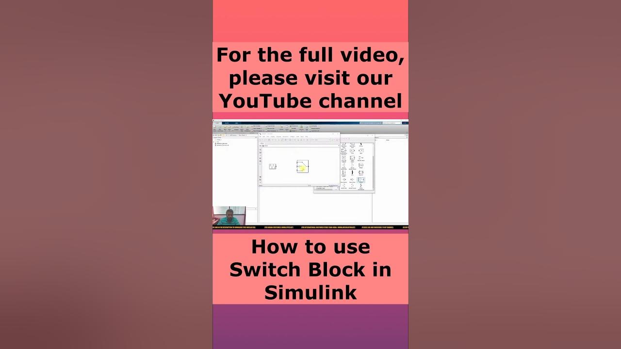 How to use Switch Block in Simulink | How to use Switch Block in MATLAB ...