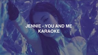 Jennie - 'You And Me' KARAOKE with Lyrics Resimi