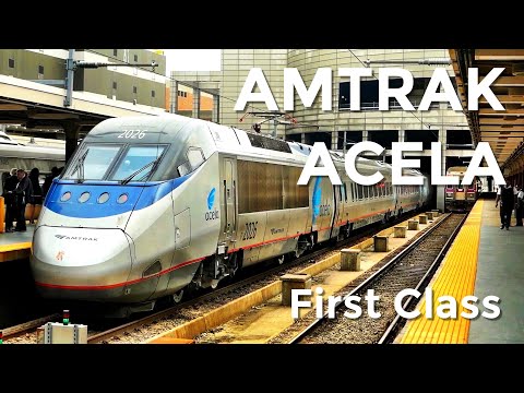 Amtrak Acela First Class What S It Like Youtube