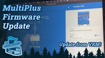 Updating Victron Multplus Firmware via VictronConnect MK3 to USB and VRM