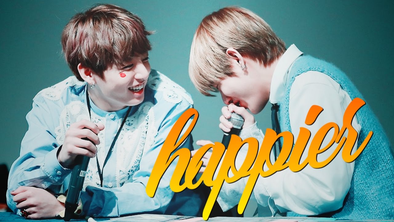 Taekook  happier