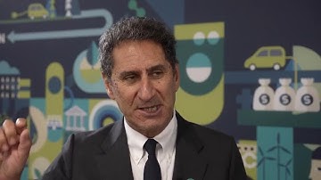 Head of renewable energy agency speaks of need for transition away from fossil fuels