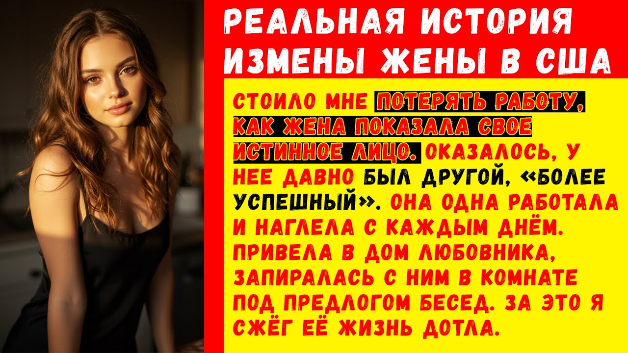 Стоило мне потерять работу, как жена показала свое истинное лицо. Оказалось, у нее давно был другой