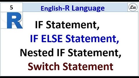 If-Else Statement & Switch in R Programming (In Hindi) | R Programming Tutorial for Beginners