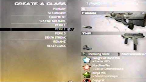 mw2 create a class (old)