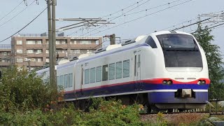 特急しらゆき5号新潟行きE653系H203編成55M