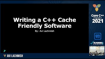 Core C++ 2021 :: Writing a cache-friendly C++ code