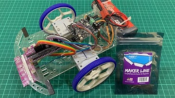 Raspberry Pi Line Following Robot with Maker Line [BM]