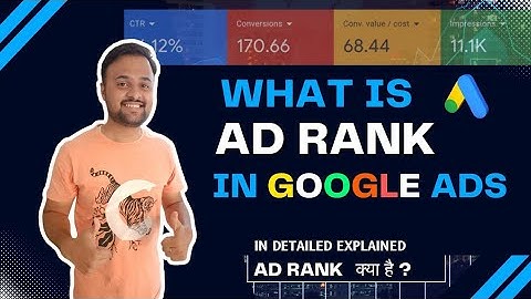 What is Ad rank in Google ads | Rank 1 on Google ad 2025 | Free Google Ads Course