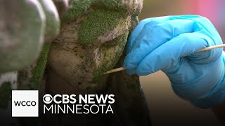 Veterans come together to help clean and restore headstones at Minneapolis' oldest cemetery