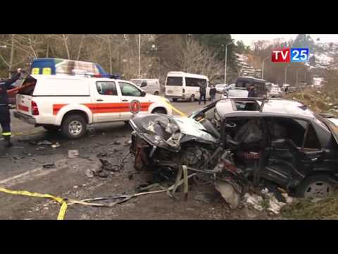 ავტოსაგზაო შემთხვევისას ორი ადამიანი დაშავდა