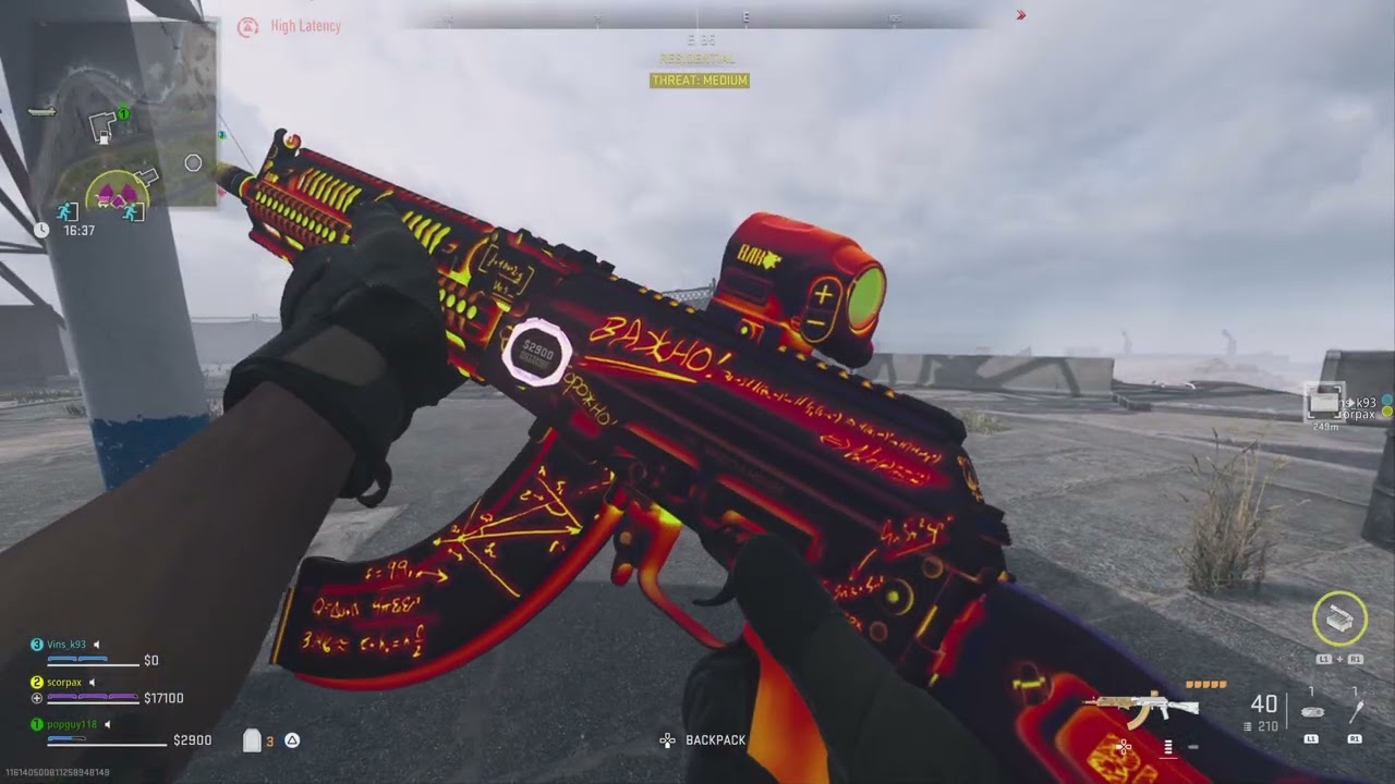 DMZ valuable gunscreen