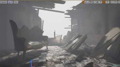 Unreal Engine 4 Abandoned Room Environment & Lighting