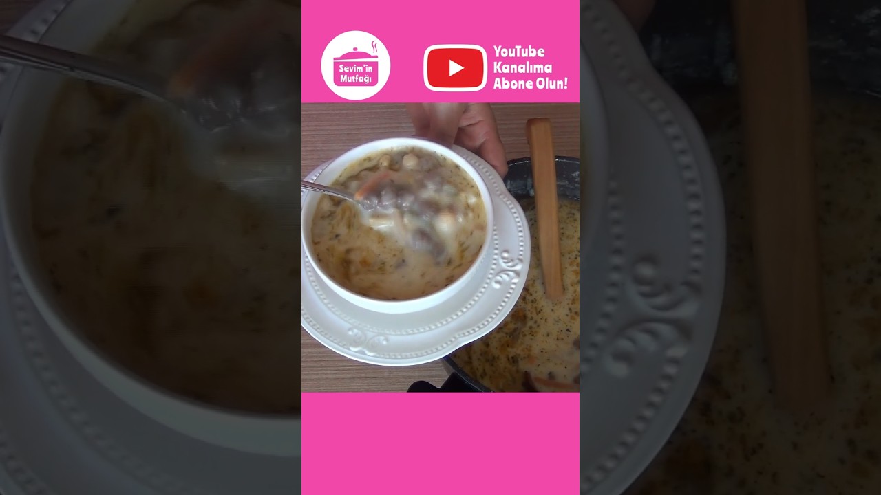 ERİŞTE ÇORBASI🤩 #youtube #yemektarifleri #tarif #çorba #shorts