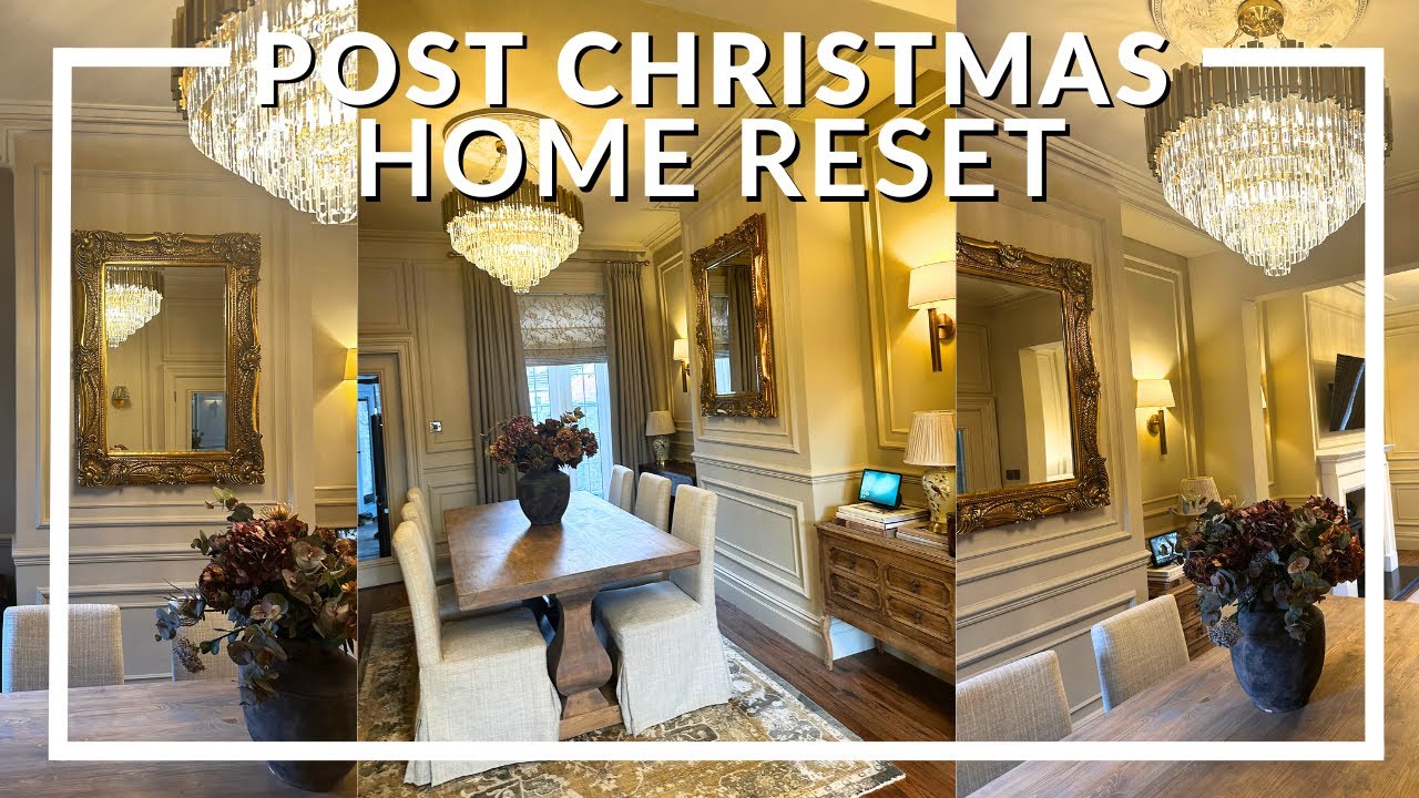 CHRISTMAS DECOR TAKE-DOWN | FRESH START FOR THE NEW YEAR