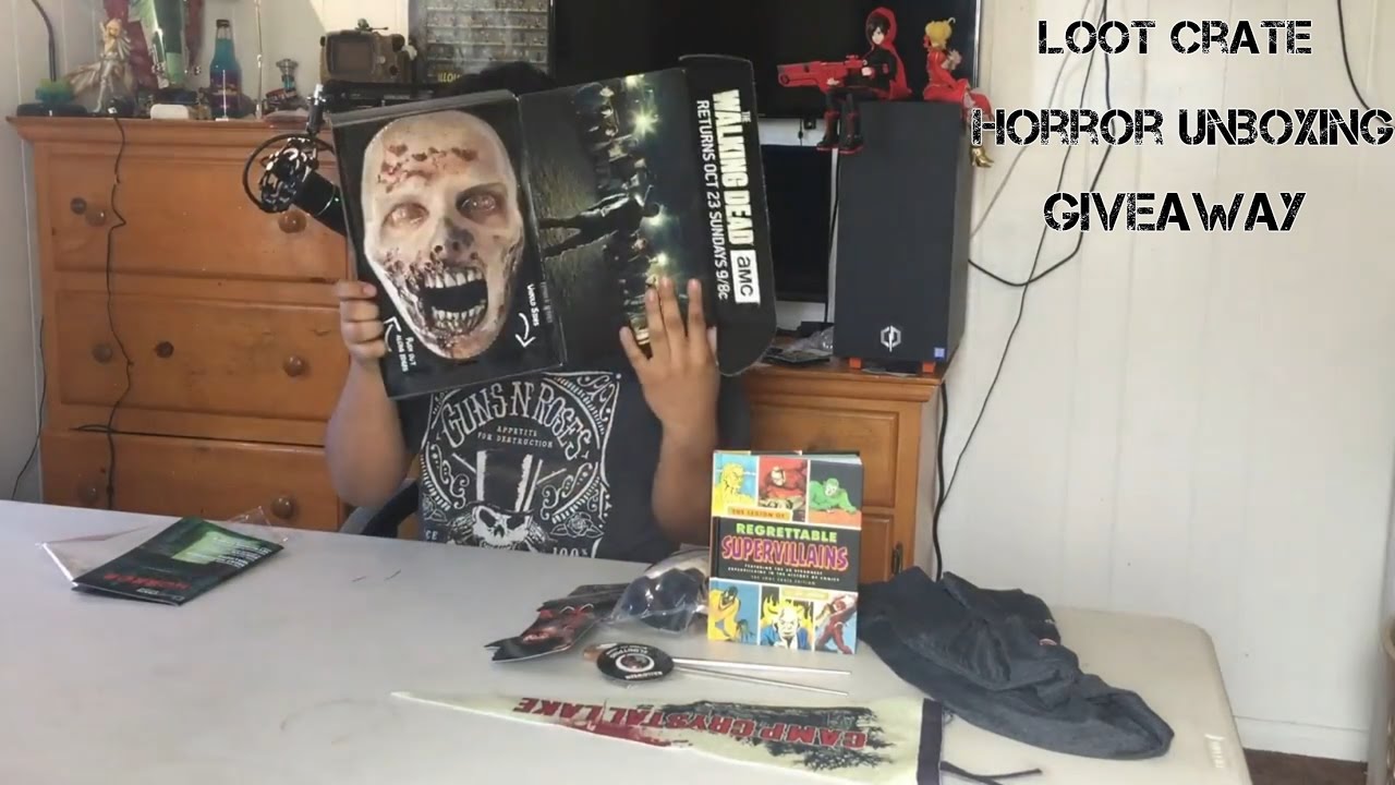 Loot Crate Horror Unboxing [Giveaway Closed]
