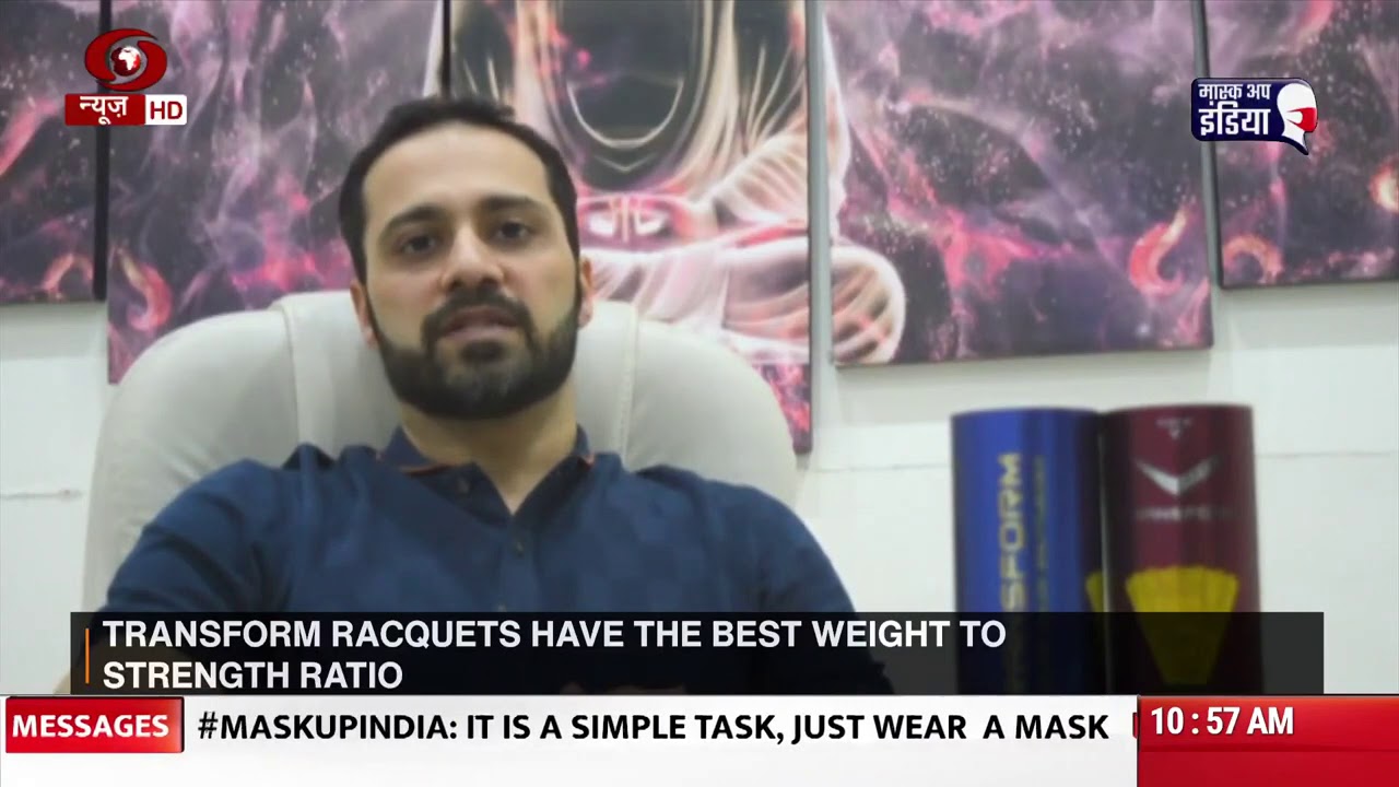 Aatmanirbhar Bharat  India's first ever homegrown professional badminton brand 'Transform'