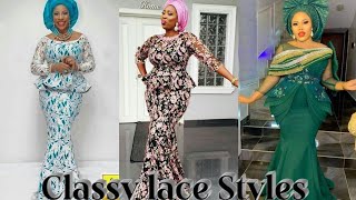 Latest Styles Lace Skirt And Blouse