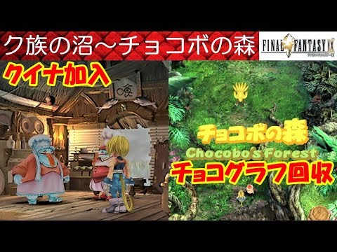 Hd Ff9攻略 12 ク族の沼 クイナ加入 Quina チョコボの森 チョコグラフ ファイナルファンタジー9 Final Fantasy Ix Kenchannel Youtube
