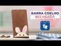 Como Fazer Barra de Chocolate Recheada Para Páscoa | Ideia para Páscoa | Formas Para Chocolate BWB