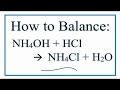 Balancing Chemical Equations Concepts