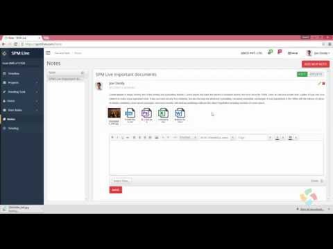 SPM Live.com Create Note Tutorial