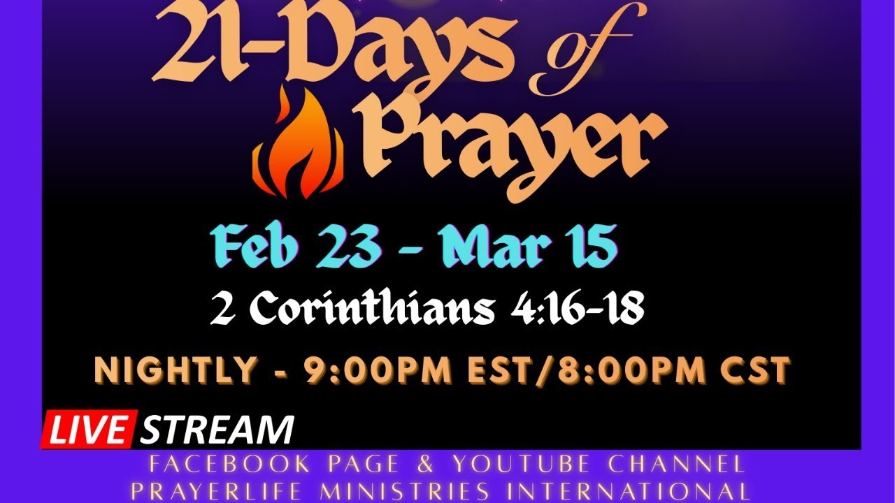 Day 3 of 21-Day Prayer