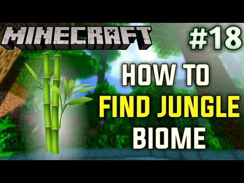 How to find jungle biome in minecraft pe or bedrock ll #18 - YouTube