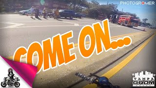 Suv Hits Harley Grom Wheelie Practice Another Photogromer