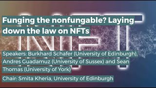 Funging the nonfungable? Laying down the law on NFTs
A topical panel discussion on NFTs and the law, to accompany an exhibition event at Edinburgh Insapce as part of the DeCaDe project.
Chair: Smita Kheria, University of Edinburgh
Panel discussants: Alexandra Giannopoulou (Universiy of Amsterdam); Andres Guadamuz (University of Sussex) Sean Thomas (University of York); Burkhard Schafer (The University of Edinburgh)
Non-fungible tokens (NFTs) have over the last few years changed from a technical niche topic for enthusiasts to a headline grabbing technology. High-profile auctions in established auction houses like Sothebys received considerable public attention. Everydays: the First 5000 Days, by artist Mike Winkelmann (aka Beeple), was sold for US$69.3 million in 2021
But what do we buy if we buy an NFT? How does the law think about this new phenomenon? NFTs seem to speak to some deeply felt needs in the artistic community, but can they deliver, or are they at best a fad, at worst a rip off? Can they help struggling artists whose income streams have been depleted through Covid, or can they fuel illegal activities?
These and similar issues will be discussed by an international panel of academics as part of the “A token gesture” week of events organised by the University of Edinburgh as part of the DeCaDe (Centre for the Decentralised Digital Economy)
Information about “A token Gesture” can be found on the project website Funging the nonfungable? Laying down the law on NFTs