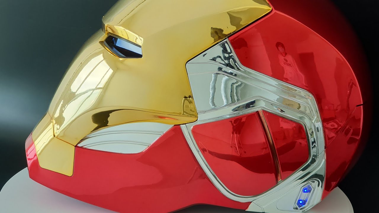 Cattoys Iron Man Mark 85 Helmet Update - YouTube