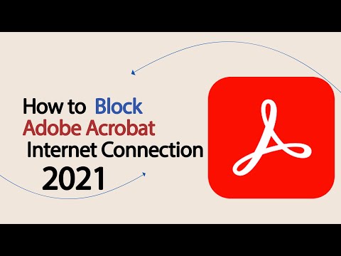 How to block Adobe Acrobat Internet Connection