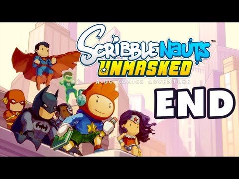 Scribblenauts Unmasked - Gameplay Walkthrough Part 11 - Ending! (PC, Wii U, 3DS)