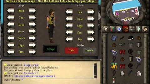 JacksonScape Brand New RuneScape Private Server Webclient