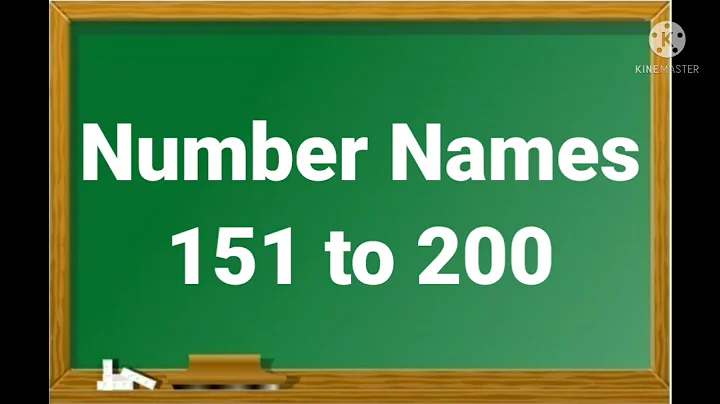 Number Name/Number Names 151 to 200/Number 151 to 200 With Spelling