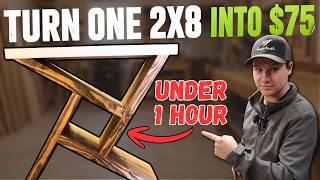 Make $75 in Under 1 Hour With This Simple Table Build! (Step by Step DIY Build)