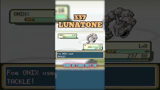 337 - Lunatone #pokemon #challenge #gaming #nintendo #kanto #retro #firered #shorts #leafgreen